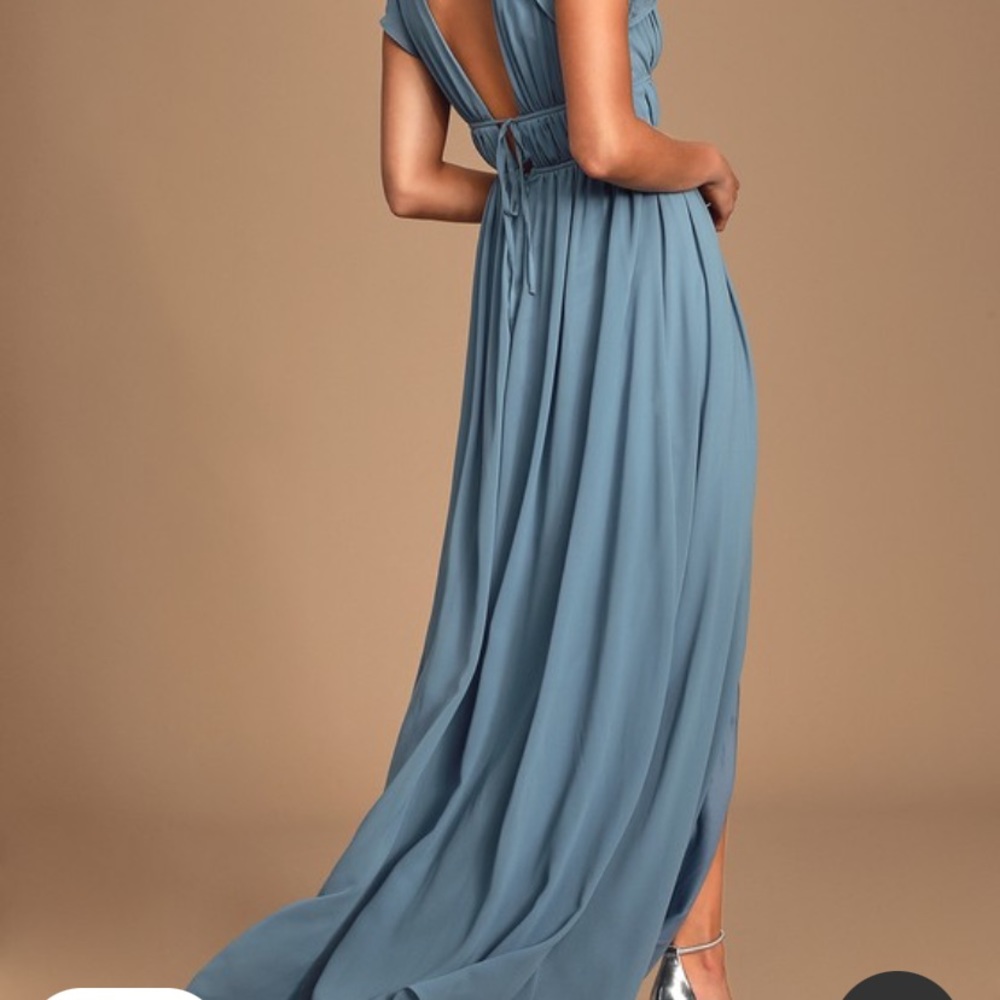 Lulu’s small light blue I’m All Yours Dress - never worn - Picture 6 of 6